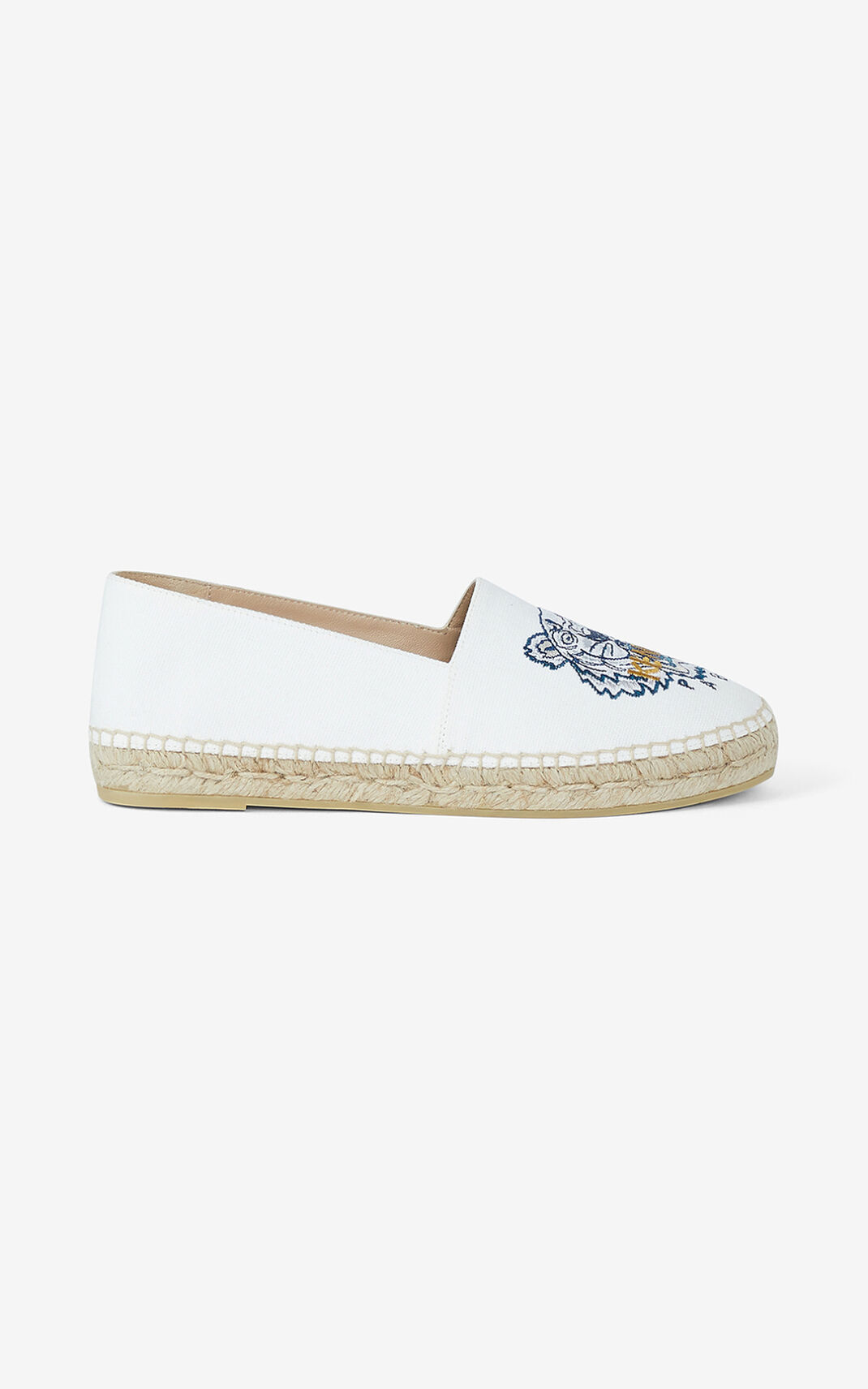 Kenzo Tiger canvas Espadrile Ženske - Bijele - Hrvatska YBHEUV621